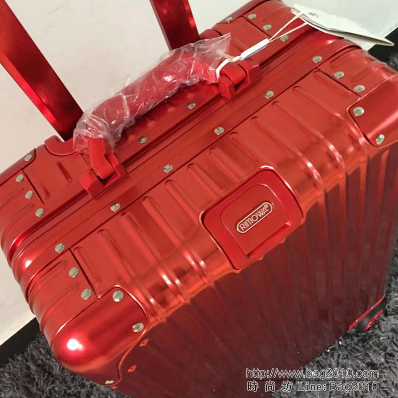 RIMOWA日默瓦 拉箱/拉杆箱Classic flight 系列 全鋁鎂合金 1801經典款 高級手工坊精品 20寸登機箱  xbt1105